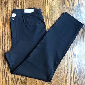 Chico's 5 Pocket Slim Leg Black  Ponte Pants Trousers Size 14 TALL NWT
